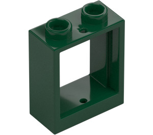 LEGO Dark Green Window Frame 1 x 2 x 2 (60592 / 79128)