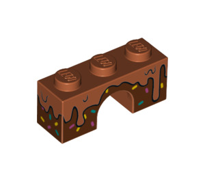 LEGO Dark Orange Arch 1 x 3 with Dessert (4490 / 38934)