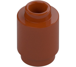 LEGO Dark Orange Brick 1 x 1 Round with Open Stud (3062 / 35390)