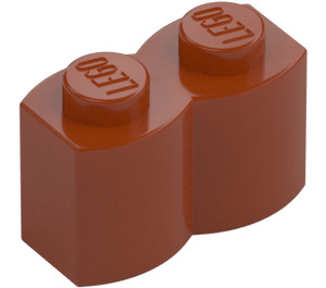 LEGO Naranja oscuro Ladrillo 1 x 2 Log (30136)