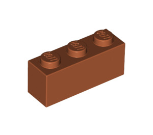 LEGO Dunkelorange Backstein 1 x 3 (3622 / 45505)