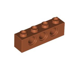 LEGO Dark Orange Brick 1 x 4 with Holes (3701)