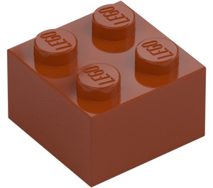 LEGO Naranja oscuro Ladrillo 2 x 2 (3003 / 6223)