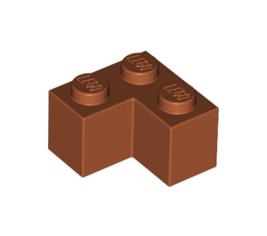 LEGO Orange sombre Brique 2 x 2 Coin (2357)