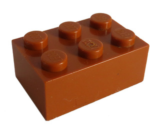 LEGO Dark Orange Brick 2 x 3 (3002)