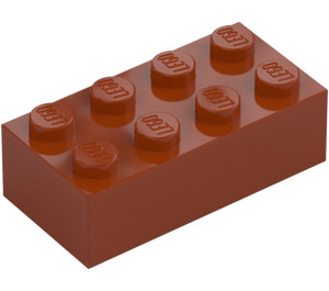 LEGO Tmavě oranžová Kostka 2 x 4 (3001 / 72841)