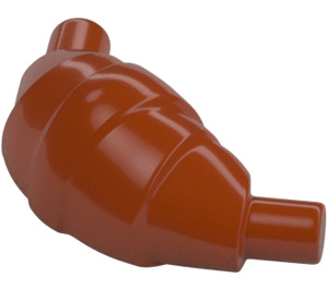 LEGO Dark Orange Croissant with Flat Ends (3346 / 67338)