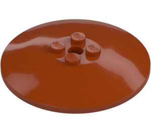 LEGO Dark Orange Dish 6 x 6 (35327 / 44375)