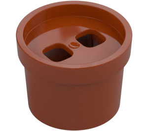 LEGO Mörk Orange Blomma Pot Kostym (35709)