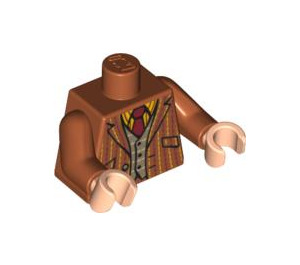 LEGO Donkeroranje Fred en George Weasley Torso (973 / 76382)