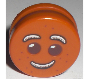 LEGO Dark Orange Gingerbread Man Head (14398)