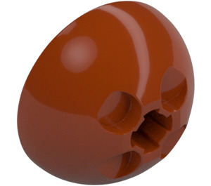 LEGO Mörk Orange Hemisphere 3 x 3 (44359)