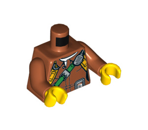 lego minifigure orange torso