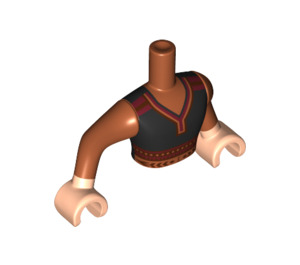 LEGO Donkeroranje Kristoff Friends Torso Mannelijk (38558 / 92815)