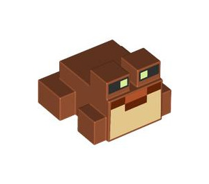 LEGO Donkeroranje Minecraft Kikker (102163)