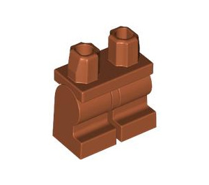 LEGO Orange sombre Minifigure Medium Jambes (37364 / 107007)