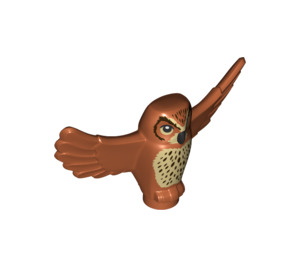 LEGO Dark Orange Owl (Spread Wings) with Tan chest (67632 / 69569)