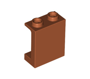 LEGO Orange sombre Panneau 1 x 2 x 2 avec supports latéraux, tenons creux (35378 / 87552)