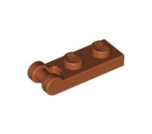 LEGO Dark Orange Plate 1 x 2 with End Bar Handle (60478)