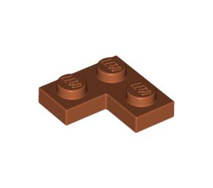 LEGO Dark Orange Plate 2 x 2 Corner (2420)