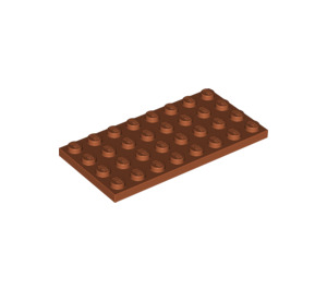 LEGO Dunkelorange Platte 4 x 8 (3035)