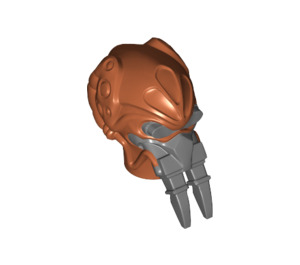 LEGO Dark Orange Plo Koon Head (17554 / 62763)