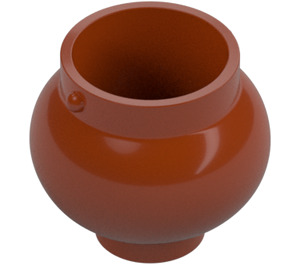 LEGO Dark Orange Pot / Cauldron with Handle Holders (79807 / 98374)