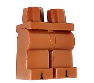 LEGO Dunkles Orange Roadrunner Minifigur Hüften und Beine (3815)