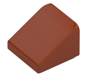 LEGO Mörk Orange Backe 1 x 1 (31°) (50746 / 54200)