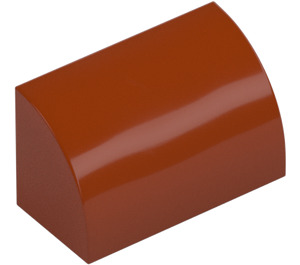 LEGO Dark Orange Slope 1 x 2 Curved (37352 / 98030)