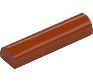 LEGO Mörk Orange Backe 1 x 4 x 0.7 Böjd (79756)