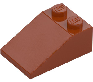 LEGO Donkeroranje Helling 2 x 3 (25°) met ruw oppervlak (3298)