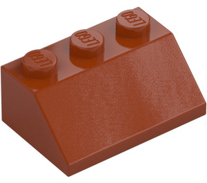 LEGO Dunkles Orange Schrägstein 2 x 3 (45°) (3038)