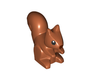 LEGO Orange sombre Squirrel avec Brown Nose (98480)