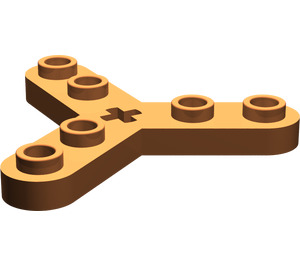 LEGO Dunkelorange Technic Rotor 3 Klinge mit 6 Bolzen (32125 / 51138)