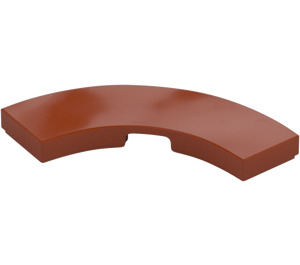 LEGO Dark Orange Tile 3 x 3 Curved Corner (79393)