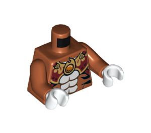 LEGO Donkeroranje Trakkar Minifiguur Torso (973 / 76382)