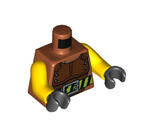 LEGO Naranja oscuro Wallop Minifigura Torso (973 / 76382)