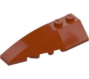 LEGO Mörk Orange Kil 2 x 6 Dubbel Vänster (5830 / 41748)