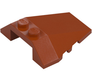 LEGO Dark Orange Wedge 4 x 4 Triple with Stud Notches (48933)