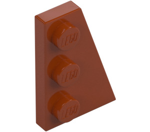 LEGO Dunkelorange Keil Platte 2 x 3 Flügel Rechts  (43722)