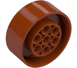 LEGO Dark Orange Wheel 5 x 5 x 2 (68327)