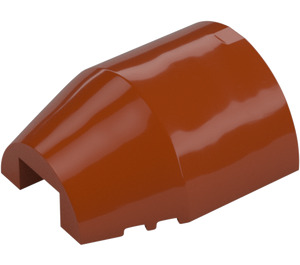 LEGO Dark Orange Windscreen 6 x 7 x 2.3 (92832)