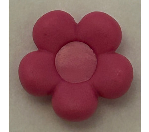 LEGO Rose Foncé 2 x 2 Petit Fleur avec 5 Pétales avec Click (45453 / 46279)