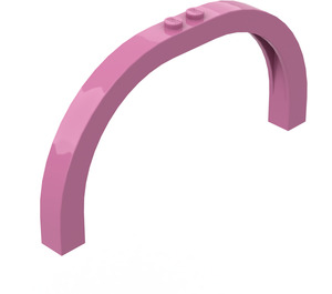 LEGO Dark Pink Arch 1 x 12 x 5 with Curved Top (6184)