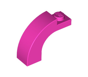 LEGO Dark Pink Arch 1 x 3 x 2 with Curved Top (6005 / 92903)