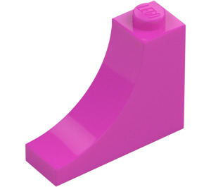 LEGO Dark Pink Arch 1 x 3 x 2 with Inside Bow (18653)