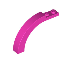 LEGO Dark Pink Arch 1 x 6 x 3.3 with Curved Top (6060 / 30935)