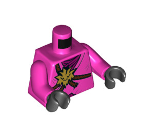 LEGO Dunkles Pink Avatar Rosa Zane Minifigur Torso (973 / 76382)