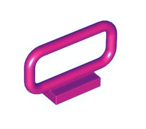 LEGO Dunkles Pink Stange 1 x 4 x 2 (6187)